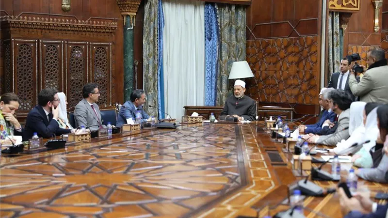 وفد الإعلاميين الفرنسيين:صوت الأزهر مهم لبيان صحيح الدين الإسلامى