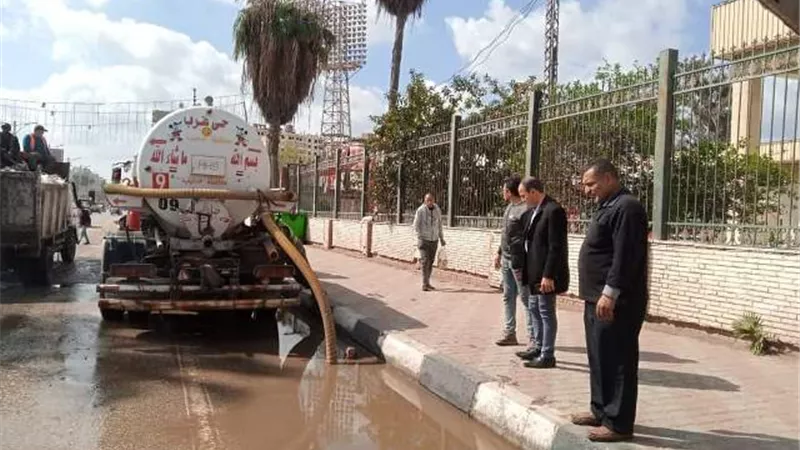 اوامر مختار بعد سقوط الامطار فى الدقهلية.. بالصور