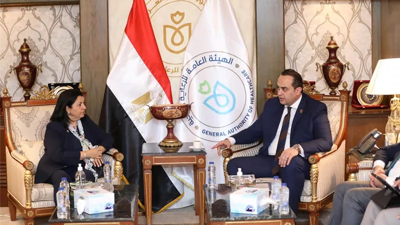 السبكى يستقبل ممثل منظمة الصحة العالمية بمصر