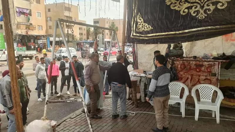 جهاز 6 أكتوبر: استمرار حملات إزالة التعديات والإشغالات.. صور