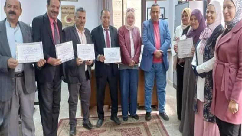 تكريم قيادات مدارس شبين القناطر لجهودهم فى مبادرة التعليم حياة