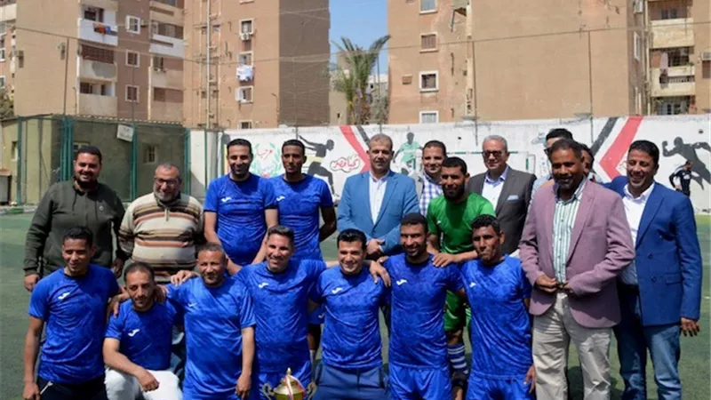 مياه الفيوم بطل دورى المصالح الحكومية لكرة القدم 2023