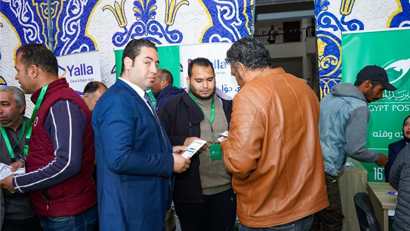 حملة ترويجية للبريد المصري بتجارة العريش