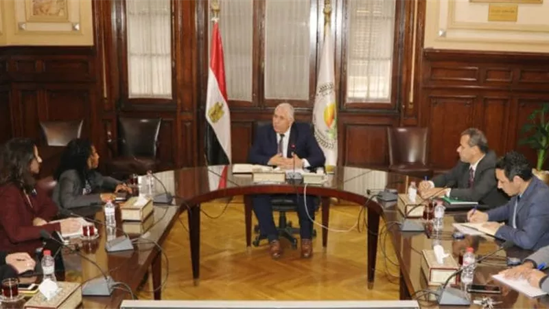 وزير الزراعة يلتقى بالمدير الإقليمى للتنمية المستدامة الجديد بالبنك الدولى