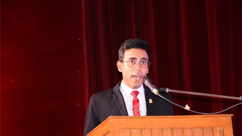 المنشاوى يشهد حفل تنصيب مجلس اتحاد طلاب جامعة أسيوط