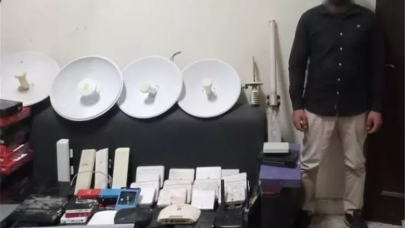 القبض على شخص أنشأ محطة بث تليفزيوني لاسلكي مشفرة بكفر الشيخ