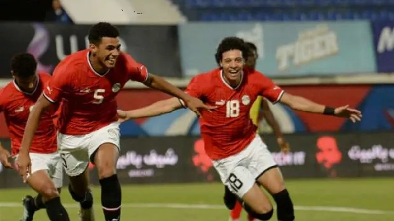 ملخص وأهداف مباراة مصر وزامبيا تحت 32 عامًا.. فيديو