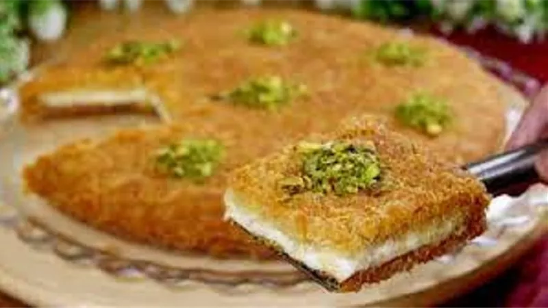 طريقة عمل الكنافة بالقشطة