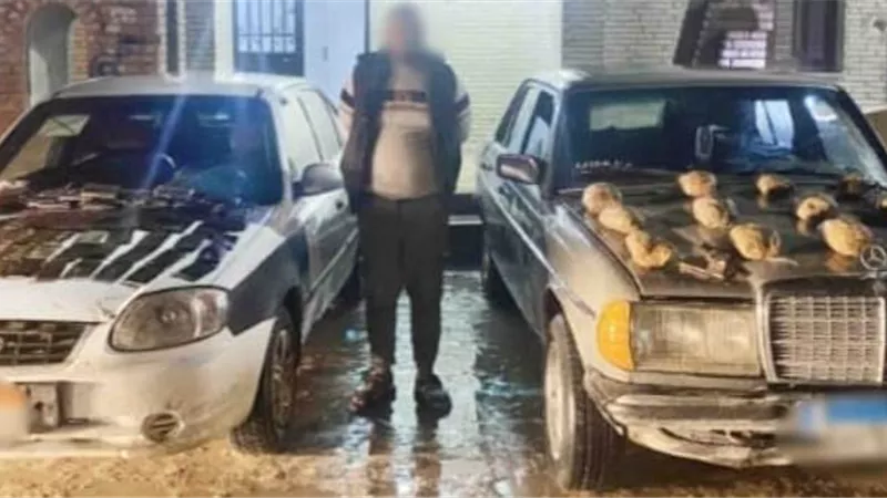 ضبط مجرم 120 طربة لمخدر الحشيش و15 كيلو هيدرو بشمال سيناء
