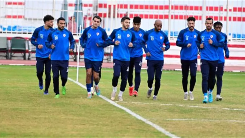 ثلاثى الشباب في تدريبات الزمالك استتعدادا لمواجهة البنك الاهلى
