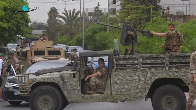 الجيش اللبناني: تبادل لإطلاق النار بين عناصر حاجز أمني بالبقاع وأ