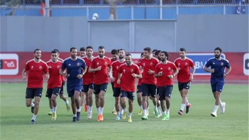 الأهلي يواصل تدريباته استعدادًا لمباراة الهلال السوداني