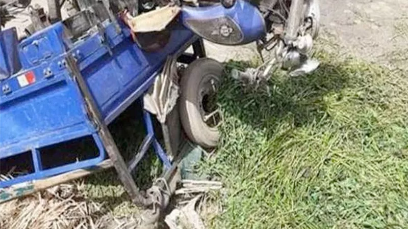 مصرع عامل وربة منزل فى حادث تروسيكل بجرجا
