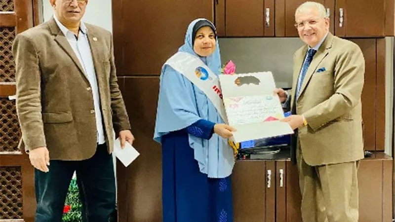 مجاهد يكرم الأمهات المثاليات بشركة مياه الشرب بالقليوبية