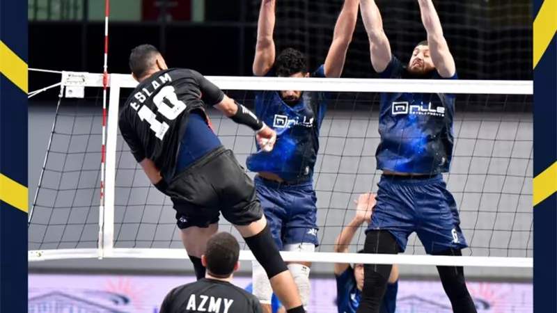 طلائع الجيش يهزم الزمالك فى دورى الطائرة