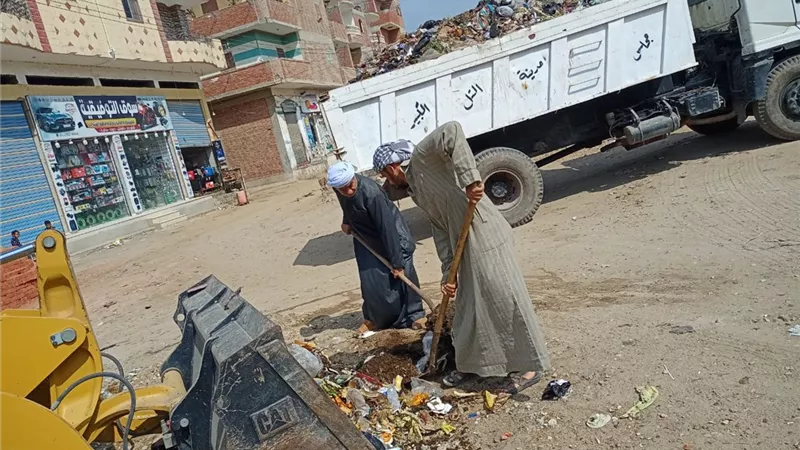 حملات نظافة و صيانة إنارة في التل الكبير بالإسماعيلية