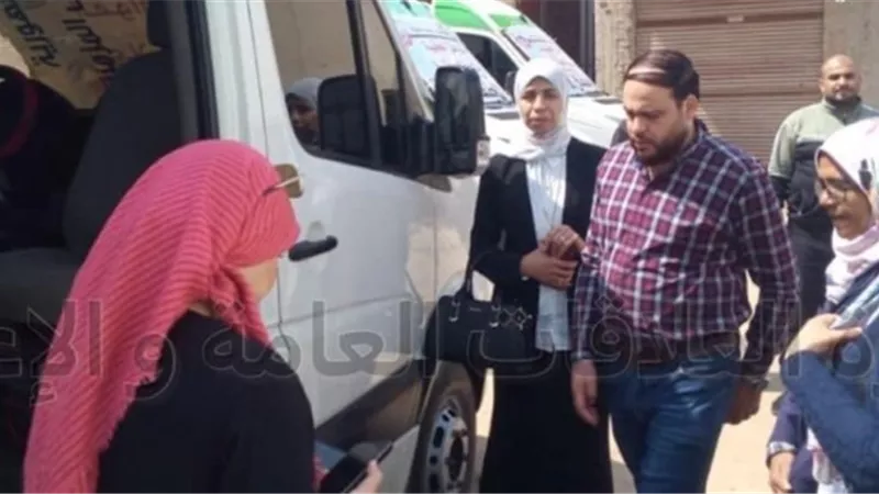 العلاج والكشف مجاناً لأهالى الجرايشة بالقافلة الطبية بأبوصوير