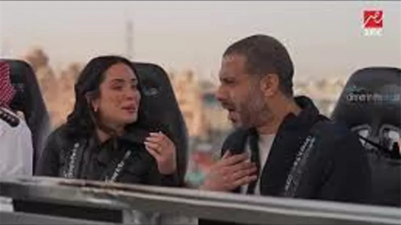 بسنت شوقى تغازل زوجها .. ورامز جلال : 