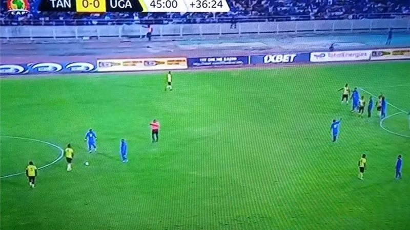 36 دقيقة وقت إضافى للشوط الأول فقط فى مواجهة تنزانيا وأوغندا