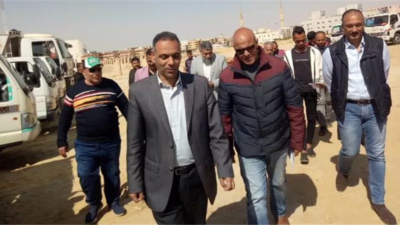 رئيس جهاز بدر يشهد إصطفاف معدات أهم الخدمات المقدمة للمواطنين صور
