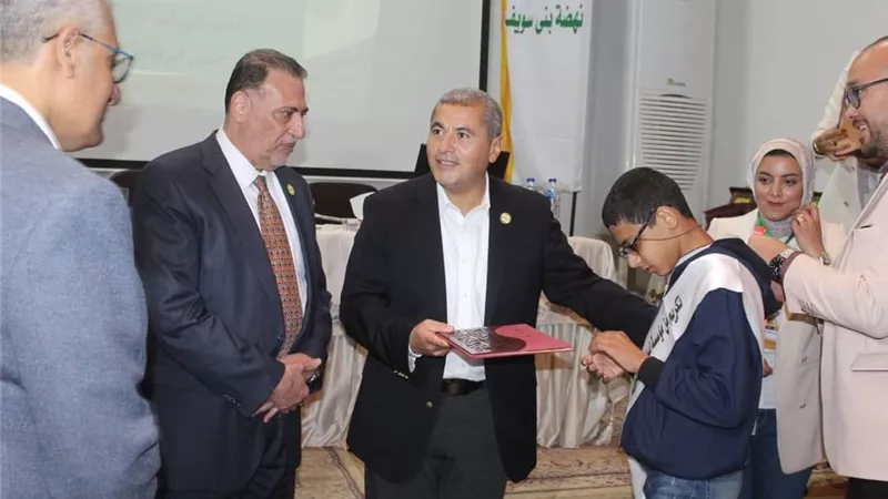 نهضة بنى سويف تكرم حفظة القران الكريم من اصحاب الهمم