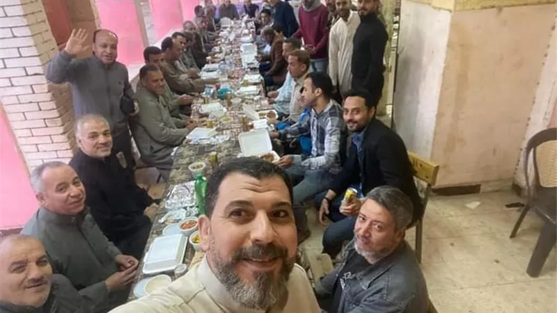 مدير عام الصف تناول الافطار مع معلمي الاخصاص الاعدادية والثانوية