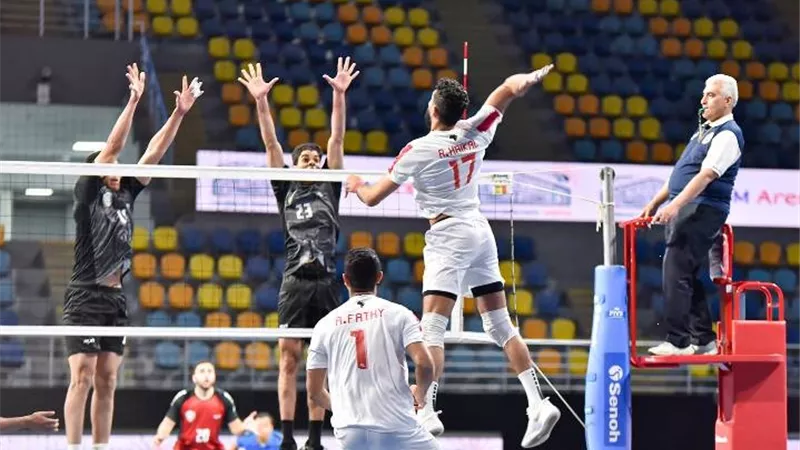 الزمالك يهزم طلائع الجيش ويتأهل لنهائي الطائرة لمواجهة الأهلي