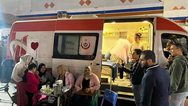 حمله للتبرع بالدم بنادى بنى سويف