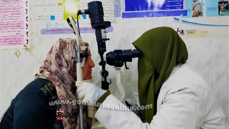 الكشف الطبي على١٨٠٠ مريض بقافلة قرية الدهتمون