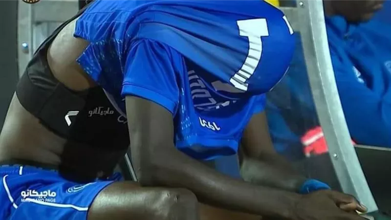 لقطة لاعب الهلال السودانى تتصدر السوشيال ميديا بعد الهدف الثالث