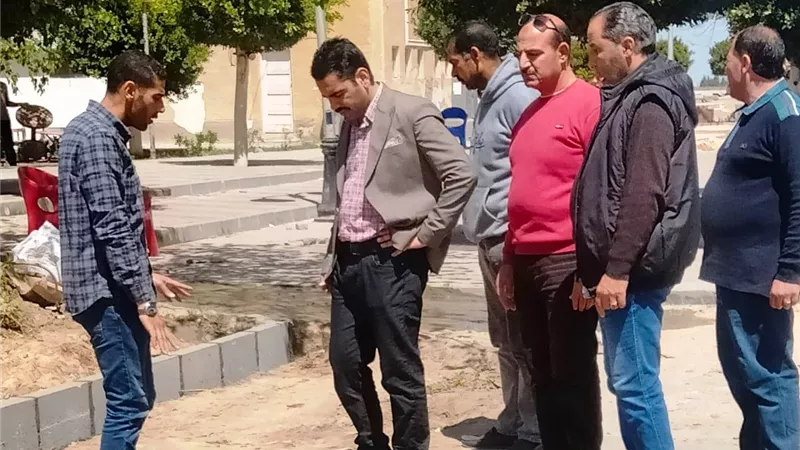 رئيـس جهاز النوبارية يتفقد أعمال التطوير الجارية بالمدينة.. صور