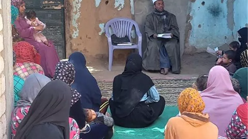 قومي المرأة بأسيوط يعقد 6 جلسات دوار بقري العتامنة وبنى شقير