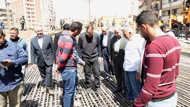 غراب يشدد على استكمال أعمال نفق عرابى بالشرقية