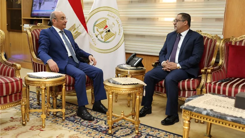 وزير العدل يستقبل نظيره اليمني..صور