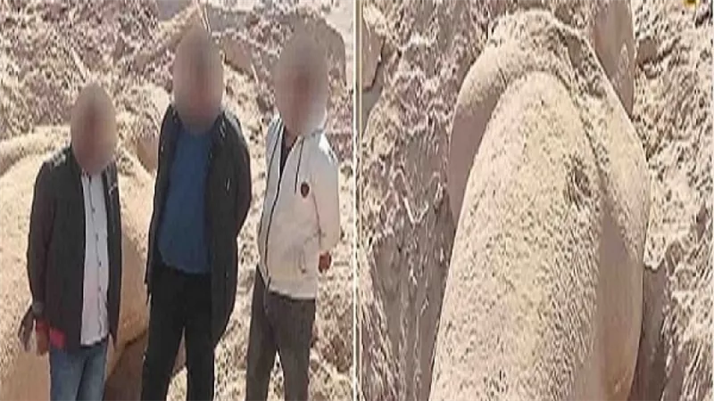 نصاب الجيزة يتاجر فى مقابر فرعونية وهمية أونلاين