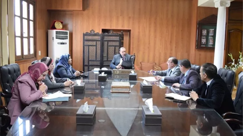 عقد اختبار أكاديمى وعدد من الدورات بجامعة بنى سويف