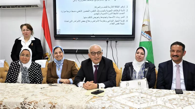 حجازي يشارك في الندوةالتثقيفيةللقضاء على أمراض سوء التغذيةبالجيزة