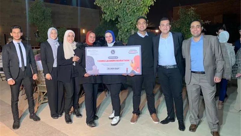 طلاب الجامعة المصرية الروسية يفوزون بماراثون القادة الشباب/ فيديو
