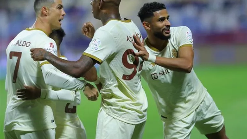 رونالدو يقود النصر للفوز علي العدالة بخماسية نظيفة بالدوري.. شاهد