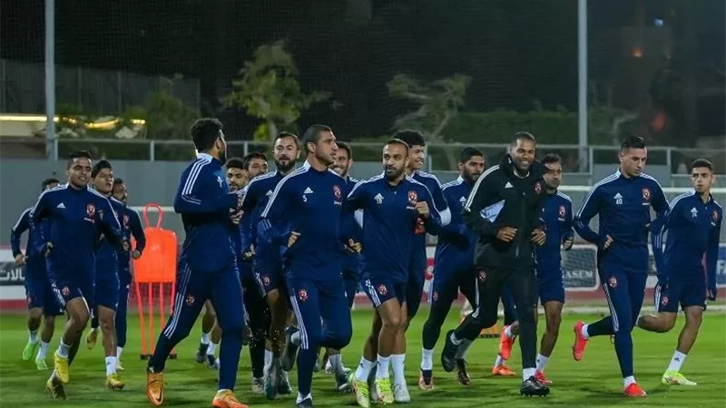 الأهلي يختتم تدريباته استعدادًا لمباراة المحلة - شاهد