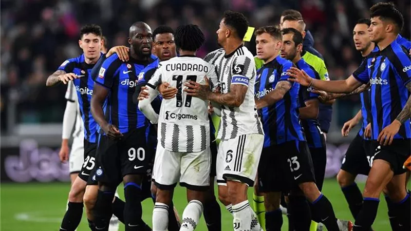 إنتر ميلان يتعادل مع يوفنتوس 1/1 في ذهاب نصف نهائي كأس إيطاليا