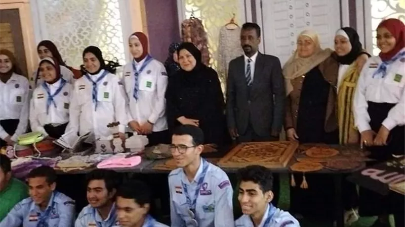 أفتتاح الخيمة الرمضانية بمركز شباب الفشن