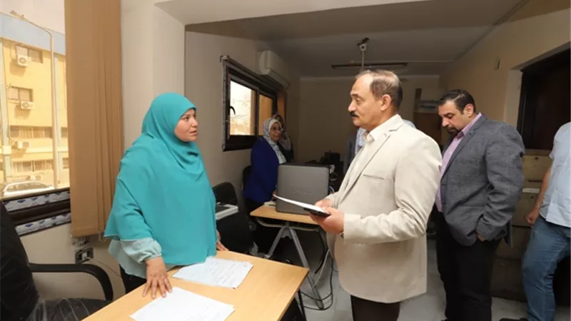 الشرقاوى فى زيارة مرورية بالمقرات الادارية بشركة مياة الشرب