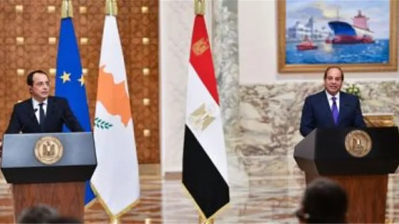الرئيس القبرصى: نعمل على تعزيز الشراكة مع مصر