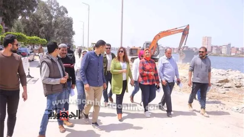محافظ دمياط تتابع ميدانيا مبنى ديوان عام المحافظة الجديد