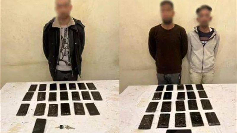 ضبط مروجي المخدرات في مرسى مطروح