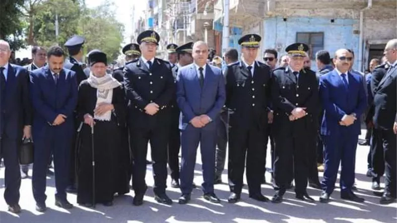 محافظ سوهاج يتقدم الجنازة العسكرية لمدير أمن بورسعيد