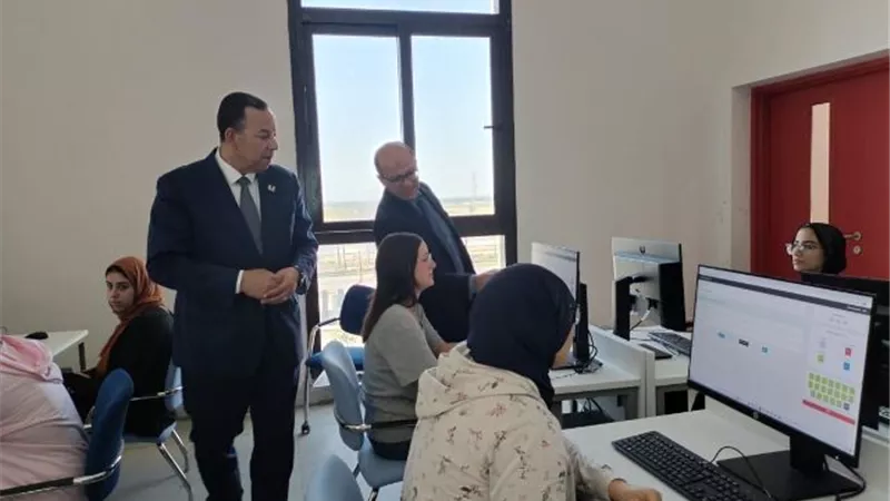 اختتام الاختبارات الالكترونية لمنتصف الفصل الدراسي بجامعة المنصور