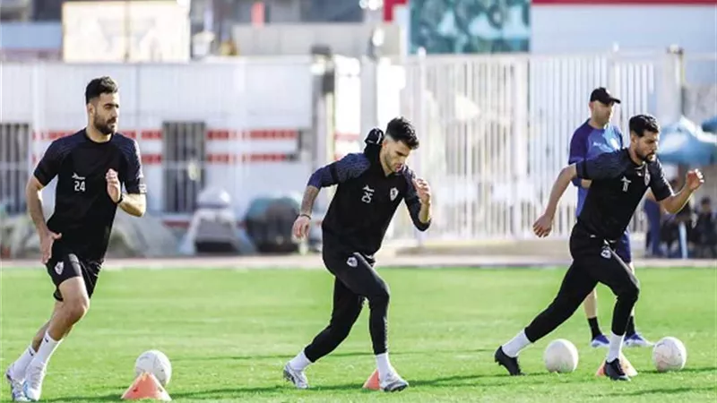 الزمالك يواصل تدريباته إستعداداً لمواجهة البنك الأهلي