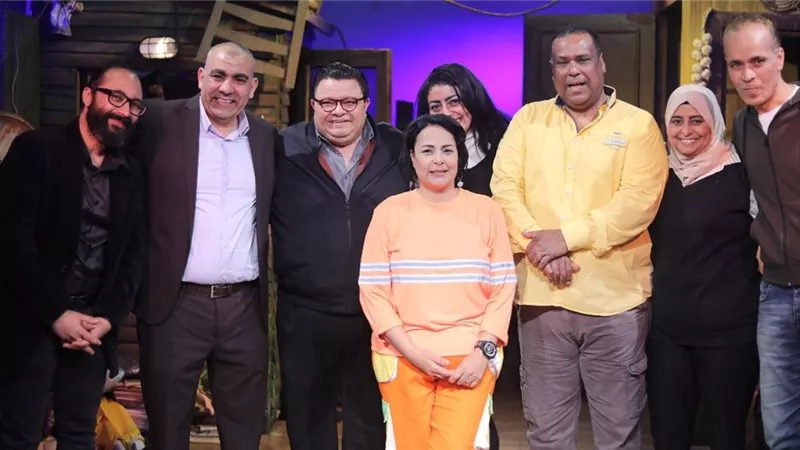 خالد جلال يشهد افتتاح مسرحية 